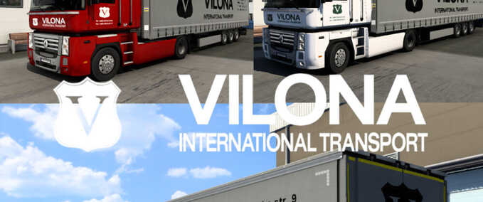 Trucks Vilona International Transport Skin Pack Eurotruck Simulator mod