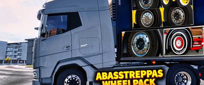 Trucks [ATS] Abasstreppas Wheelpack (1.49.x)  American Truck Simulator mod