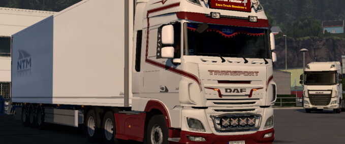 Trucks DAF XF Skin C5 by Player Thurein Eurotruck Simulator mod