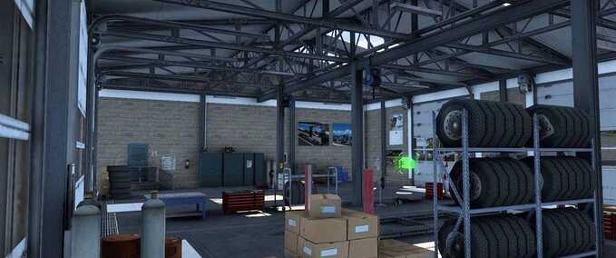 Mods Gepard Garage Small  Eurotruck Simulator mod