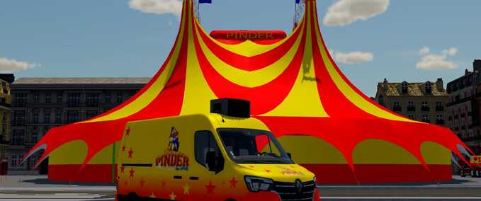 PKWs Renault Master (Cirque Pinder) Landwirtschafts Simulator mod
