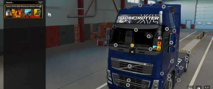 Trucks Volvo FH16 2009 Windows Sticker Pack  Eurotruck Simulator mod