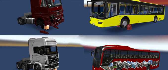 Trailer LOADS PACK FOR CRANETRUCKS  Eurotruck Simulator mod