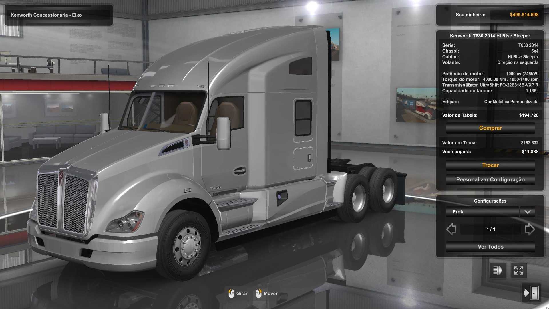KENWORTH T680 2014 1000 HP ENGINE thumbnail 3