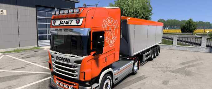 Trucks Transports Jamet Skins Pack  Eurotruck Simulator mod