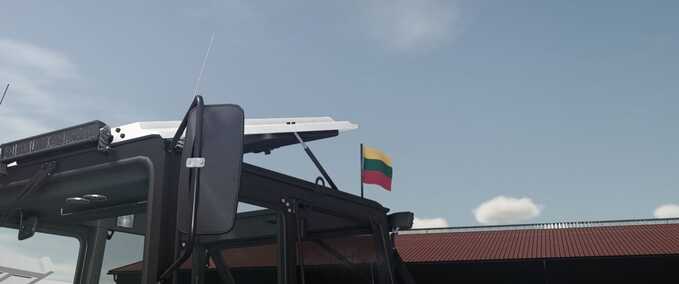 Prefab Litauische Flagge (Vorgefertigt) Landwirtschafts Simulator mod