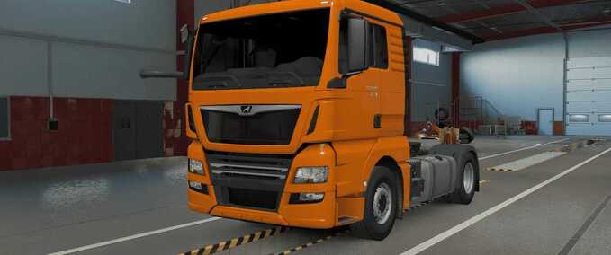 Trucks MAN TGX Euro 6 No Logo [MP-SP] [TruckersMP]  Eurotruck Simulator mod