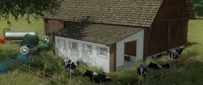 Platzierbare Objekte Kleine Scheune mit Stall Landwirtschafts Simulator mod