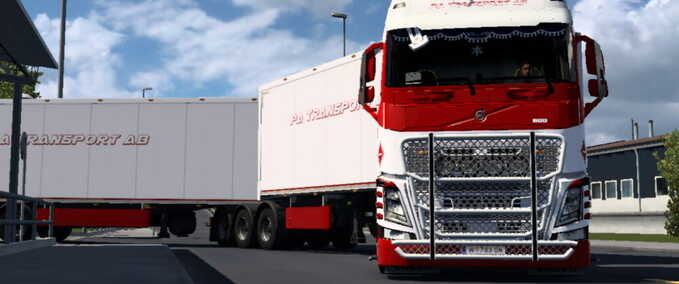 Trucks Volvo PA Transport AB Skin by Player Thurein Eurotruck Simulator mod