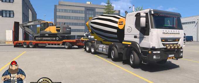 Trucks Iveco Trakker Pack + Trailer  Eurotruck Simulator mod