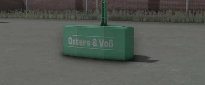 Gewichte Osters & Voß Gewicht Landwirtschafts Simulator mod