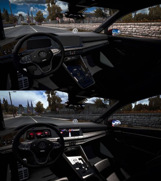 [ATS] Volkswagen Golf 8 R Line + Interior v1.1 (1.44.x) thumbnail 3