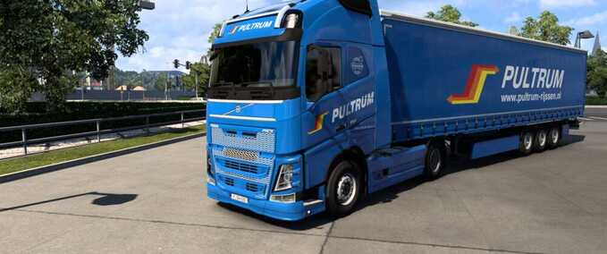 Trucks Pultrum Rijssen Combo Skin  Eurotruck Simulator mod