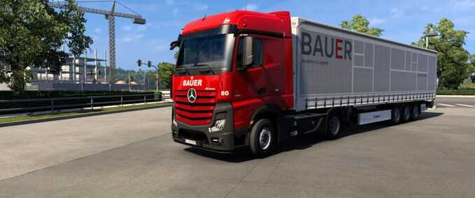 Trucks Bauer Spedition Combo Skin  Eurotruck Simulator mod