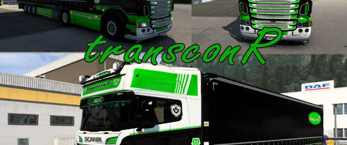 Trucks TransconR BVBA Skin Pack Eurotruck Simulator mod