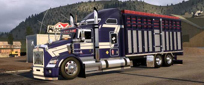 Trucks KENWORTH T800 GTM X ELI GAMER American Truck Simulator mod