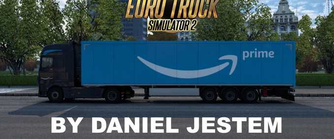 Trucks Amazon Prime (Truck + Trailer Skin) Eurotruck Simulator mod