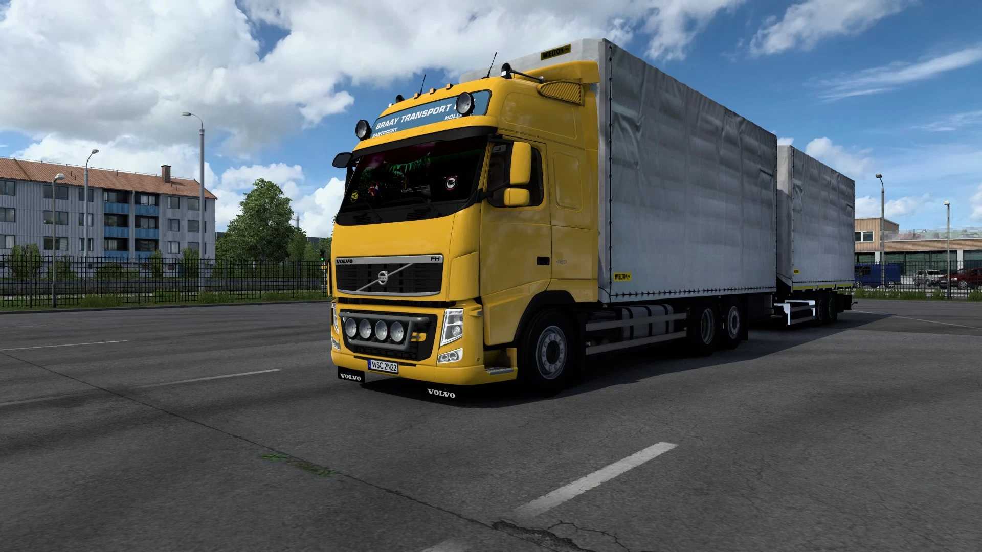 Volvo FH13 460 ES & BDF Tandem Chassis by Nikola (1.38.x) - Thumbnail 1