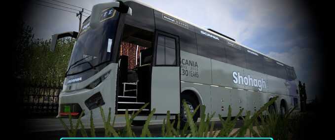 Trucks Scania K410ib 6×2 Bus + Interior Eurotruck Simulator mod