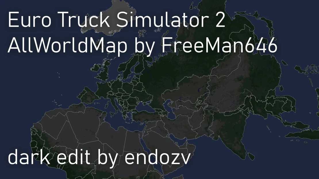 AllWorldMap Dark Mode - Thumbnail 1