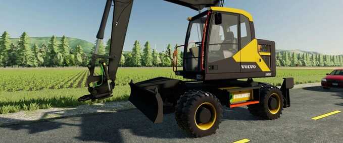 Bagger & Radlader Volvo EWR150E Landwirtschafts Simulator mod