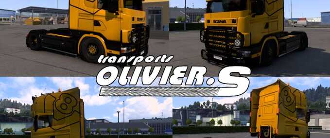 Trucks Olivier S. Transports Skin Pack Eurotruck Simulator mod