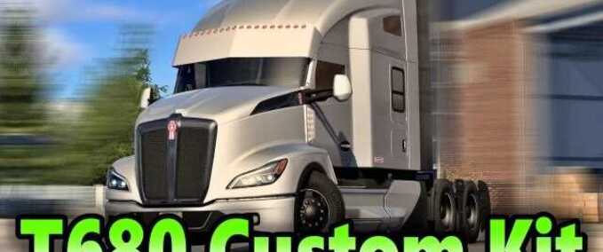 Trucks T680 Custom Kit  American Truck Simulator mod