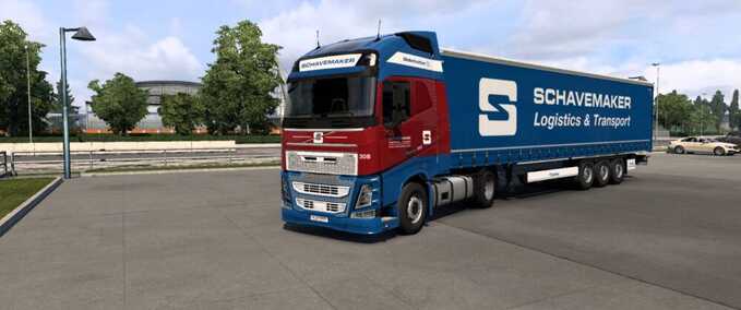 Trucks Schavemaker Logistics Combo Skin  Eurotruck Simulator mod