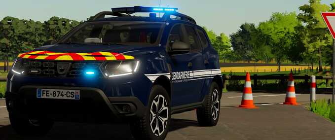 Feuerwehr Dacia Duster Gendarmerie Landwirtschafts Simulator mod