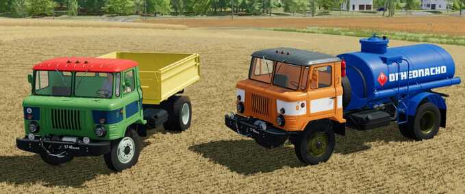 PKWs GAZ 66 Lastkraftwagen Landwirtschafts Simulator mod