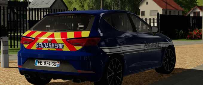 Cupra Leon 2019 Gendarmerie Mod Image