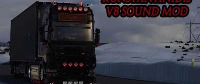 Trucks Konstantinidis V8 Sound Mod Eurotruck Simulator mod