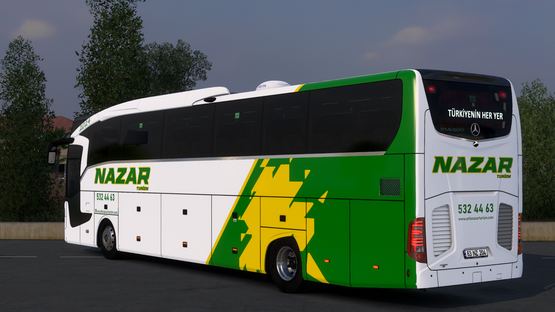 Mercedes Travego 16 SHD Nazar Turizm Kaplaması - Thumbnail 1