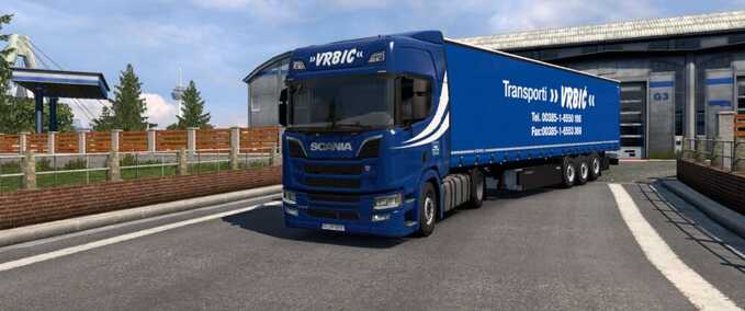 Trucks Transporti Vrbic Combo Skin  Eurotruck Simulator mod