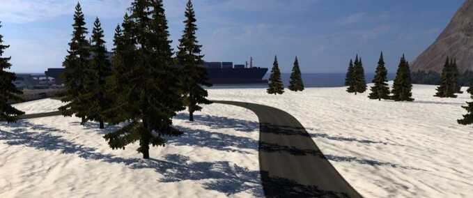 Mods Promods Addon: Bear Island Map  Eurotruck Simulator mod