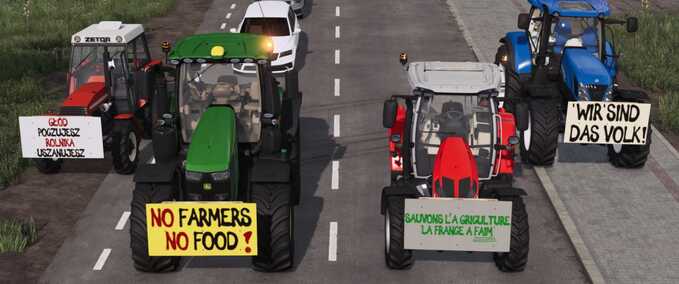 Objekte Protestbretter Landwirtschafts Simulator mod