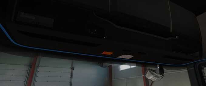 Scania S Black and Blue Interior Mod Image