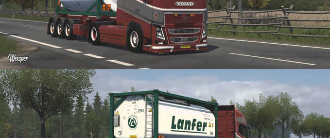 Trucks Volvo FH 2012 Roling Transport Skin Pack by Wexsper Eurotruck Simulator mod