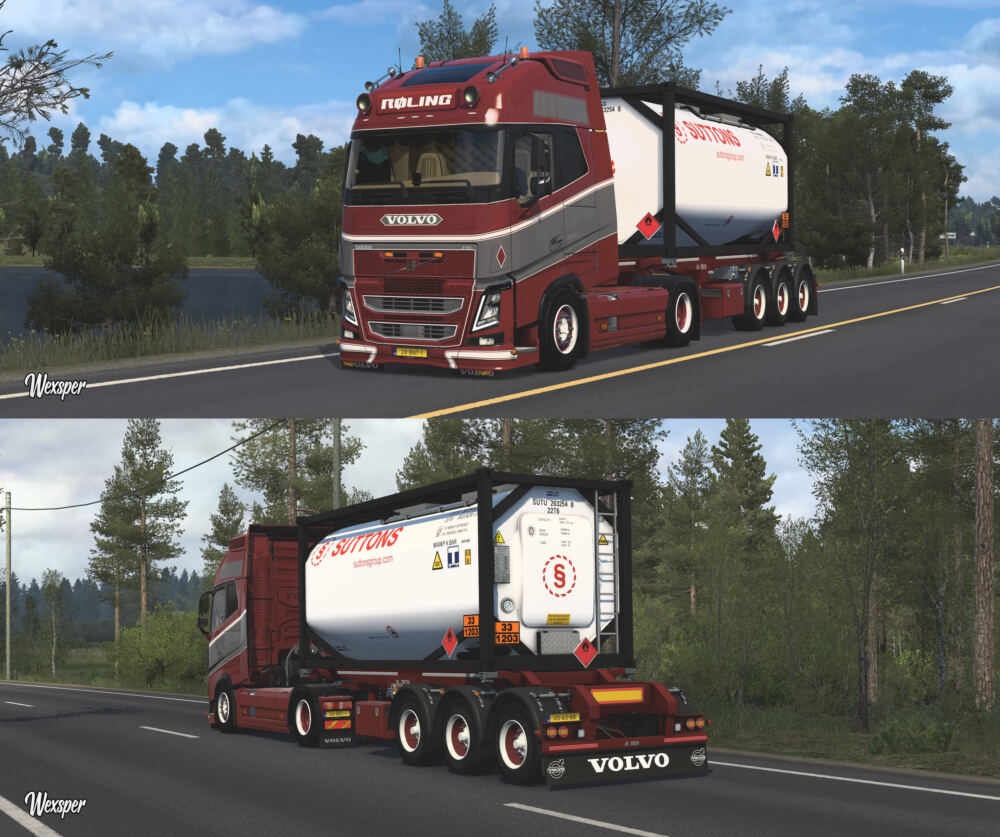 Volvo FH 2012 Roling Transport Skin Pack by Wexsper - Thumbnail 1