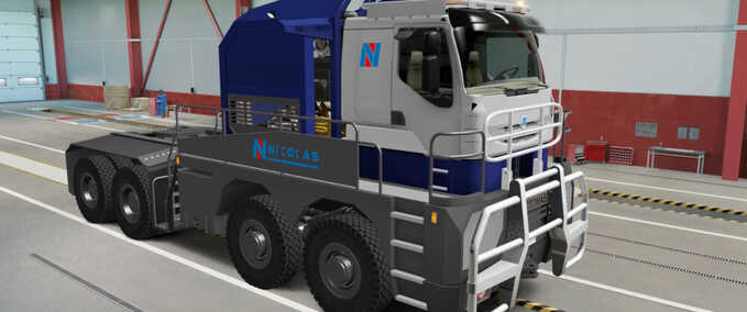 Trucks RENAULT KERAX TRACTOMAX 8X8  Eurotruck Simulator mod