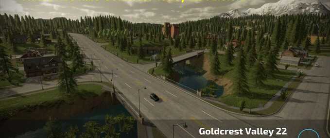 Courseplay Kurse AutoDrive Goldcrest Valley 22 Landwirtschafts Simulator mod