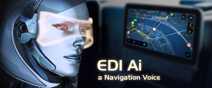 Trucks EDI AI Navigation Voice Eurotruck Simulator mod