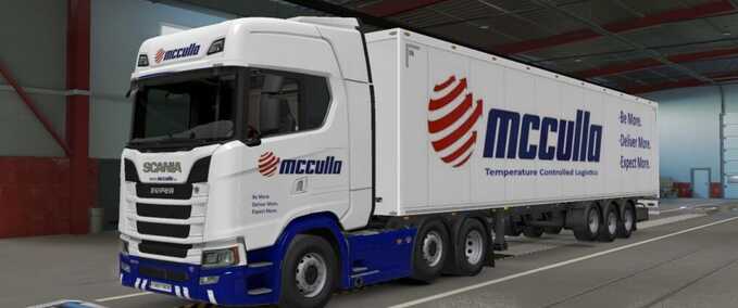Trucks Mcculla Ireland Skin Eurotruck Simulator mod
