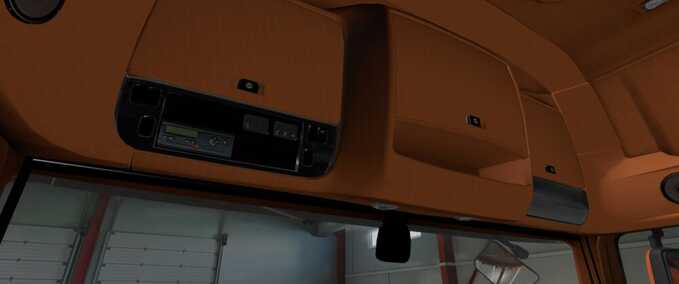Trucks DAF XF Euro 6 Brown - Black Interior Eurotruck Simulator mod