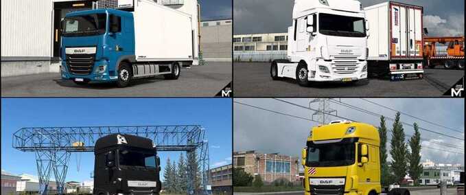 Trucks DAF XF 106 MegaMod  Eurotruck Simulator mod