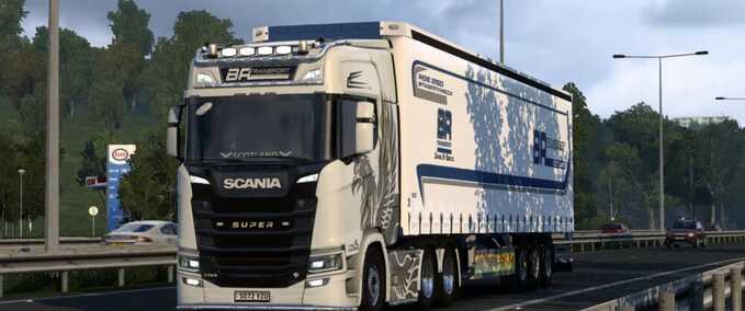 Trailer BR Transport Trailers Eurotruck Simulator mod