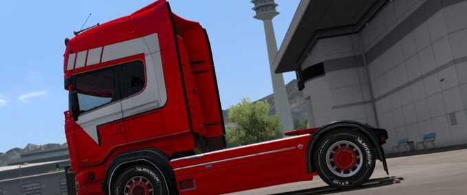 Trucks Scania RJL Red Skin Eurotruck Simulator mod