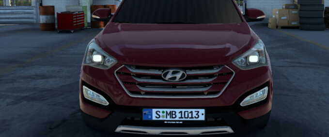 Trucks [ATS] Hyundai Santa Fe 2014 Eurotruck Simulator mod