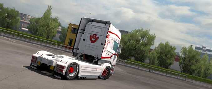 Trucks Scania RJL White Holland Style  Eurotruck Simulator mod