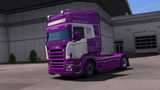 Scania RJL My Life My Rules Purple Skin Mod Thumbnail